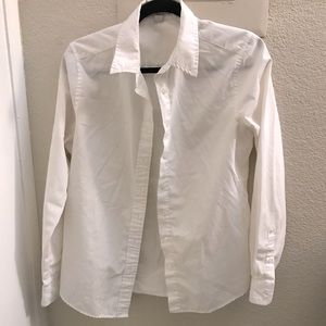 White button down
